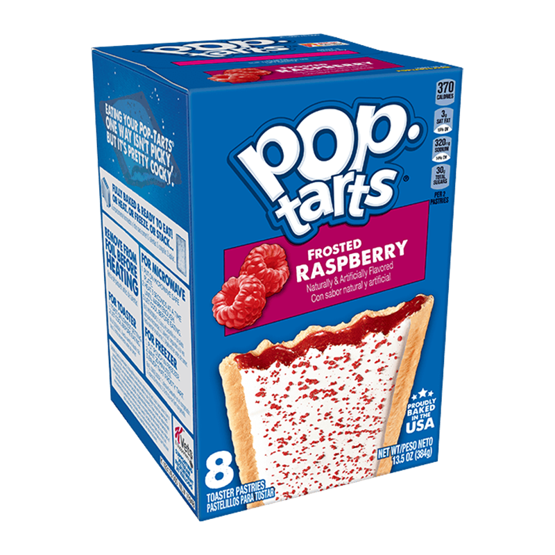 Pop Tarts Frosted Raspberry 384g (1x12)
